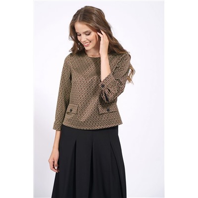 Alani Collection 1783 зеленый, Блуза,  Кюлоты