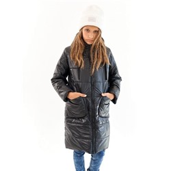 Пальто для девочки Классик черный