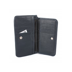 Портмоне мужское Croco-ПР-805 натуральная кожа 3 отд,  4 карм,  синий гадант (256)  239940