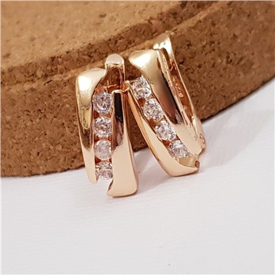 Серьги коллекция "Дубай" покрытие позолота,6039, арт.347.699