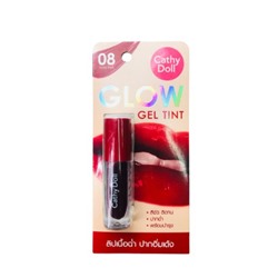 Glow Gel Tint SASSY RED 08, Cathy Doll (Сияющий гель-тинт ДЕРЗКИЙ КРАСНЫЙ 08, Кэти Долл), 2,4 г.