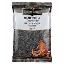 URAD WHOLE, Bharat Bazaar (МАШ ЧЕРНЫЙ, Бхарат Базар), 500 г.
