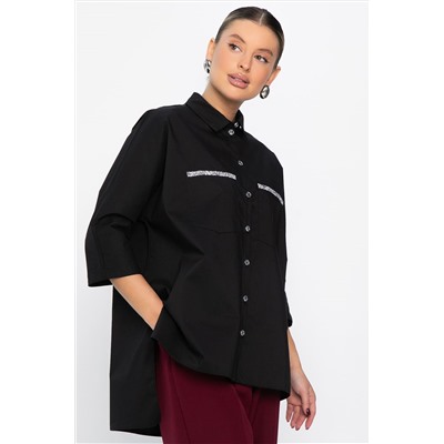 Рубашка Аристократка (черная) Б14440-10М