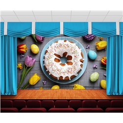 Занавес Пасхальный дизайн 16