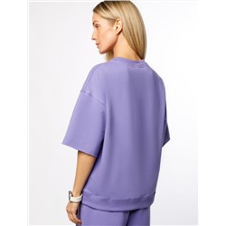 Футболка из тонкого премиального футера с эластаном