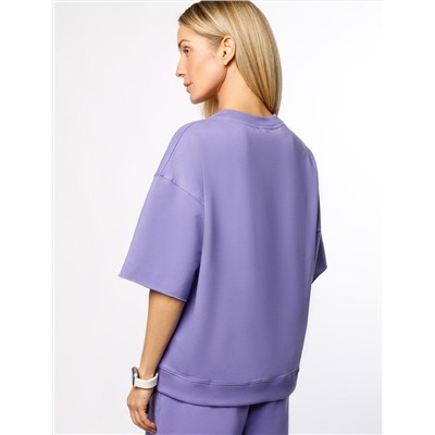 Футболка из тонкого премиального футера с эластаном