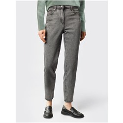 Джинсы mom-fit из эластичного денима