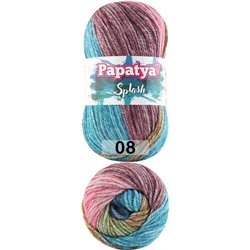 Пряжа Kamgarn SPLASH PAPATYA