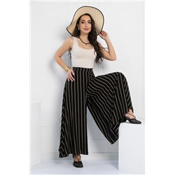 Брюки Камелия (черные/полоска) Б12964-13М