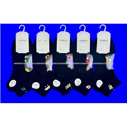 MORRAH носки женские укороченные хлопок + капрон арт. 22-205