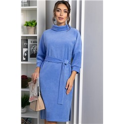 Платье трикотажное Никс (васильковое) П14277-4М