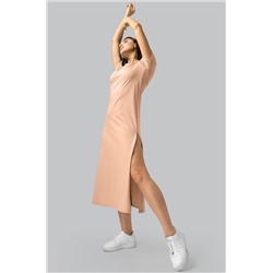 Однотонное женское платье-футболка Happyfox