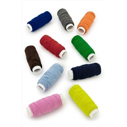 Нитка-резинка 0,3 мм*20 метров (10 шт) SF-3414, ассорти