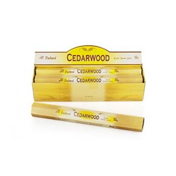Tulasi CEDARWOOD Exotic Incense Sticks, Sarathi (Туласи благовония КЕДР, Саратхи), уп. 20 палочек.