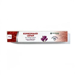 KUMKUMADI Lepam, Nagarjuna (Восстанавливающий крем для лица КУМКУМАДИ ЛЕПАМ, Нагарджуна), 10 г.