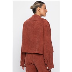 Жакет укороченный Динара (коричневый) Б14327-39М