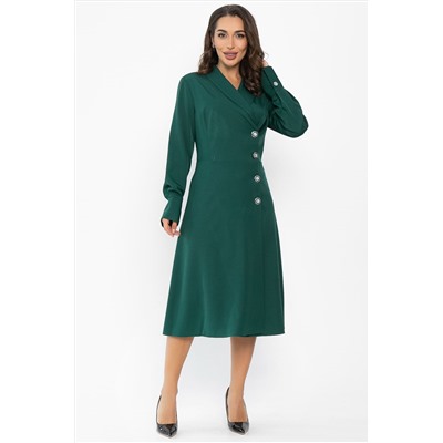Платье Соломия (зеленое) П14215-5М