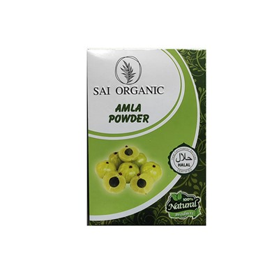 AMLA POWDER, Sai Organic (АМЛА ПОРОШОК для волос, Саи Органик), 100 г.