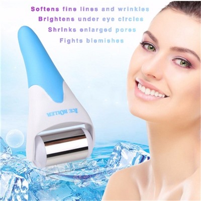 ICE ROLLER (Ледяной роллер С МЕТАЛЛИЧЕСКОЙ НАСАДКОЙ для красоты и здоровья), 1 шт.