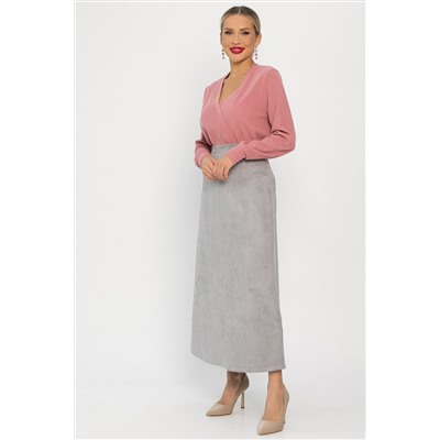 Юбка макси Алана (серая) Ю14255-6М