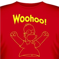 Футболка "Гомер Симпсон (Woohoo)"