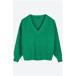 Женский вязаный джемпер оверсайз Happyfox