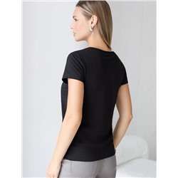 Футболка из премиального хлопка с эластаном