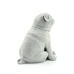 Фигурка из мрамолита "Мопс малый" 75*60*85мм
