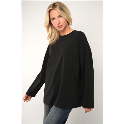 Женский лонгслив оверсайз Happyfox