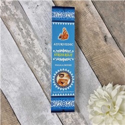 STRESS RELIF Masala Incense, Ayurvedic (СНЯТИЕ СТРЕССА масала благовония, Аюрведик), уп. 15 г.