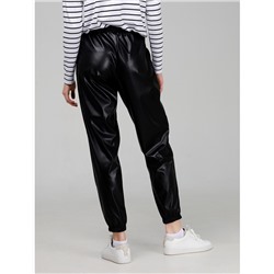 SALE Брюки-джоггеры из эко-кожи
