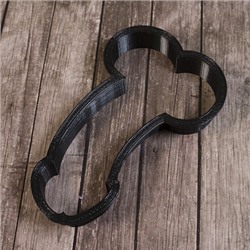 Вырубка для пряника  "Взрослая буква Т"  пластик, 11 см