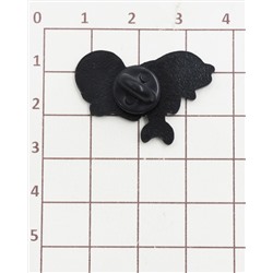 Металлический значок "Космонавт на дельфине"