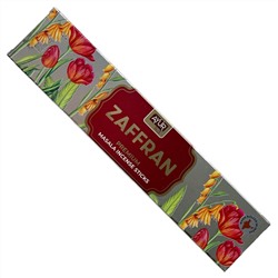 ZAFFRAN Premium Masala Incense Sticks, Ayur Plus (ШАФРАН, ароматические масала палочки премиум-класса, Аюр Плюс), 18 г.