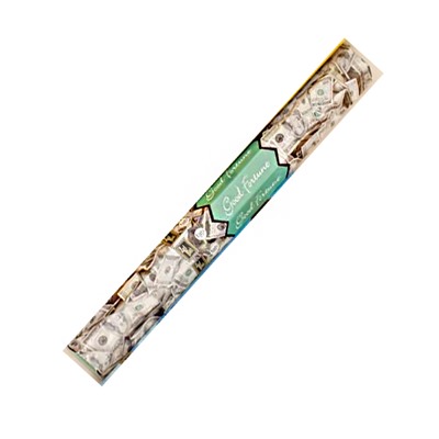 GOOD FORTUNE fab series, Premium Incense Sticks, Zed Black (ДОБРАЯ УДАЧА премиум благовония палочки, Зед Блэк), уп. 20 палочек.