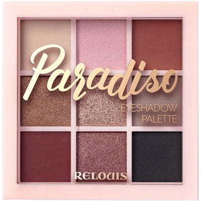 Палетка теней для век Paradiso Relouis Cold