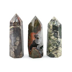 Кристалл из агата цветочного "Карандаш" 30*29*92мм 130-131г
