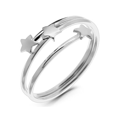 Кольцо из серебра без вставки, ТЦК-12