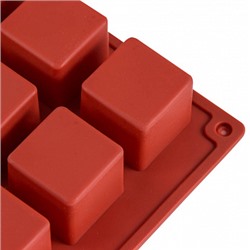 Форма силиконовая "Кубики" 29,5*17 см, 15 ячеек