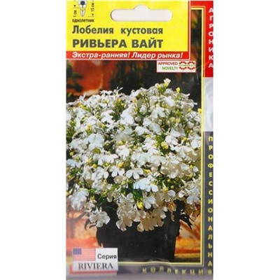 Лобелия Ривьера Вайт (Код: 85570)