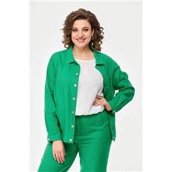 Ollsy 5125 изумруд, Брюки,  Туника,  Жакет