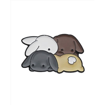 Металлический значок "Rabbits"