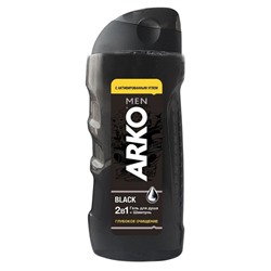 Гель д/душа + шампунь 2в1 ARKO BLACK 250мл