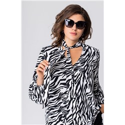 EVA GRANT 214 черный+белый, Брюки,  Блуза