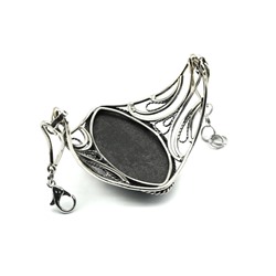 Браслет пирит, 17,5см.