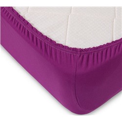 Простыня «Фиолетовый», Трикотаж, 120 г/м2, 90*200*20