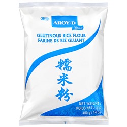 GLUTINOUS RICE FLOUR, AROY-D (КЛЕЙКАЯ РИСОВАЯ МУКА, АРОЙ-Д), 400 г.