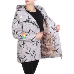 806 GRAY Пальто демисезонное женское (100 гр. синтепон) размер 54