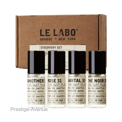 Парфюмерный набор Lе Lab0 Discovery Set 4 x 5 ml