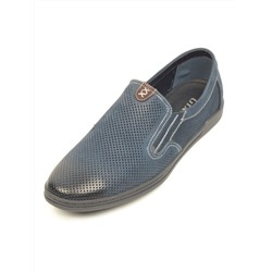 C171-04 DARK BLUE Полуботинки мужские (натуральная кожа (нубук)) размер